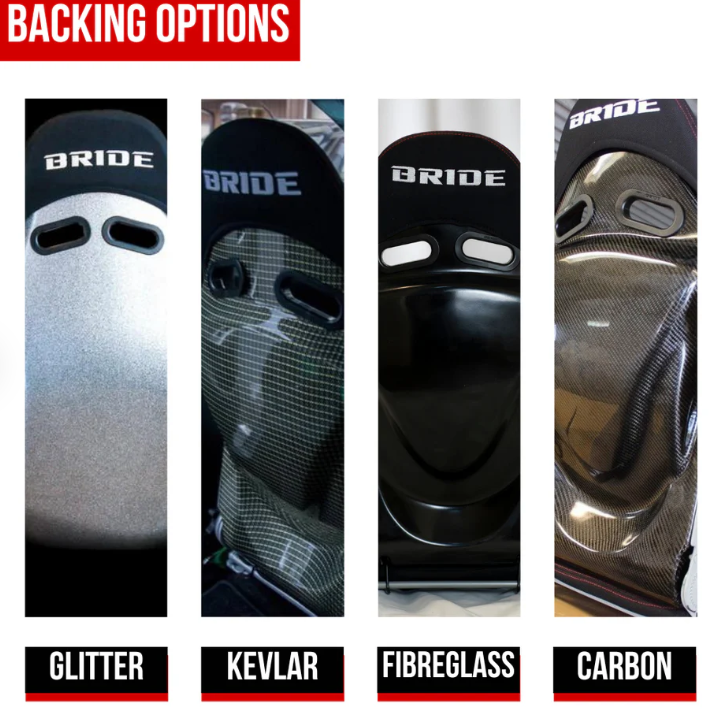 Bride Vios 3 Style Fixed Bucket Seat-Multiple Colors
