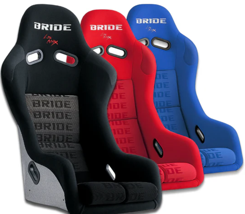 Bride Vios 3 Style Fixed Bucket Seat-Multiple Colors