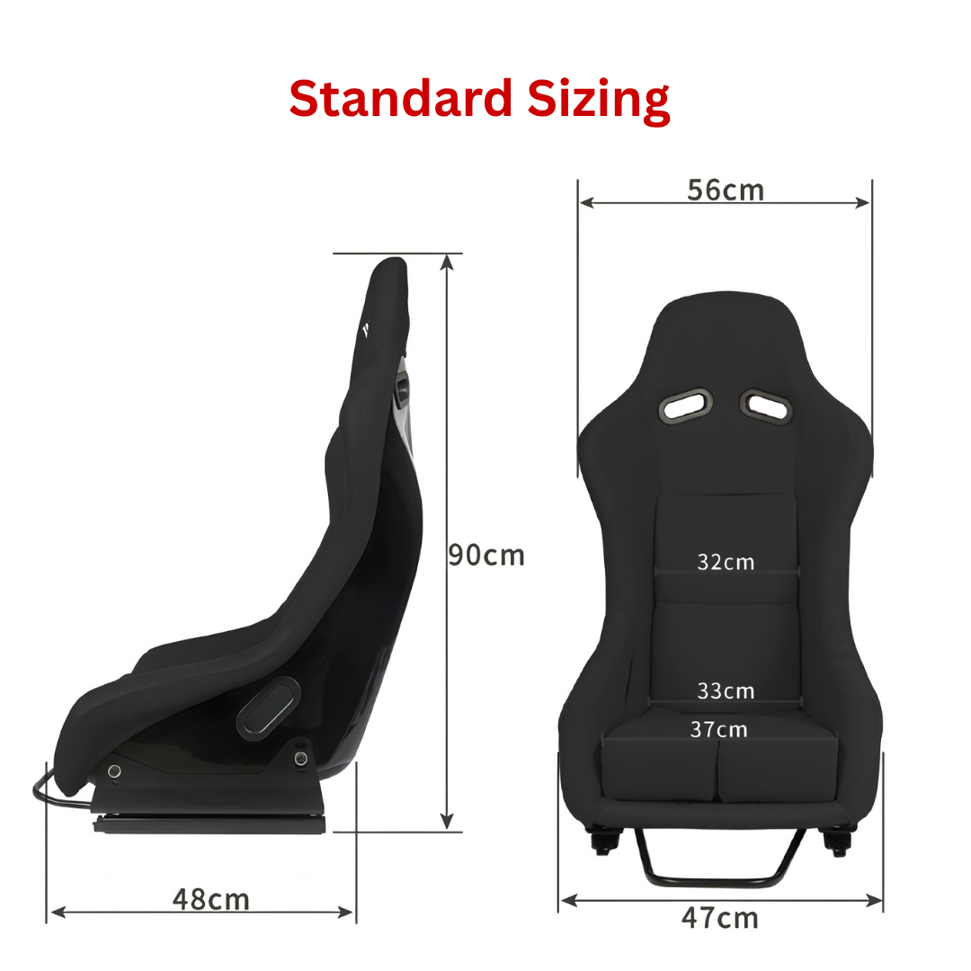 Neo Forged Pole Position ABE Style Fixed Back Racing Seat