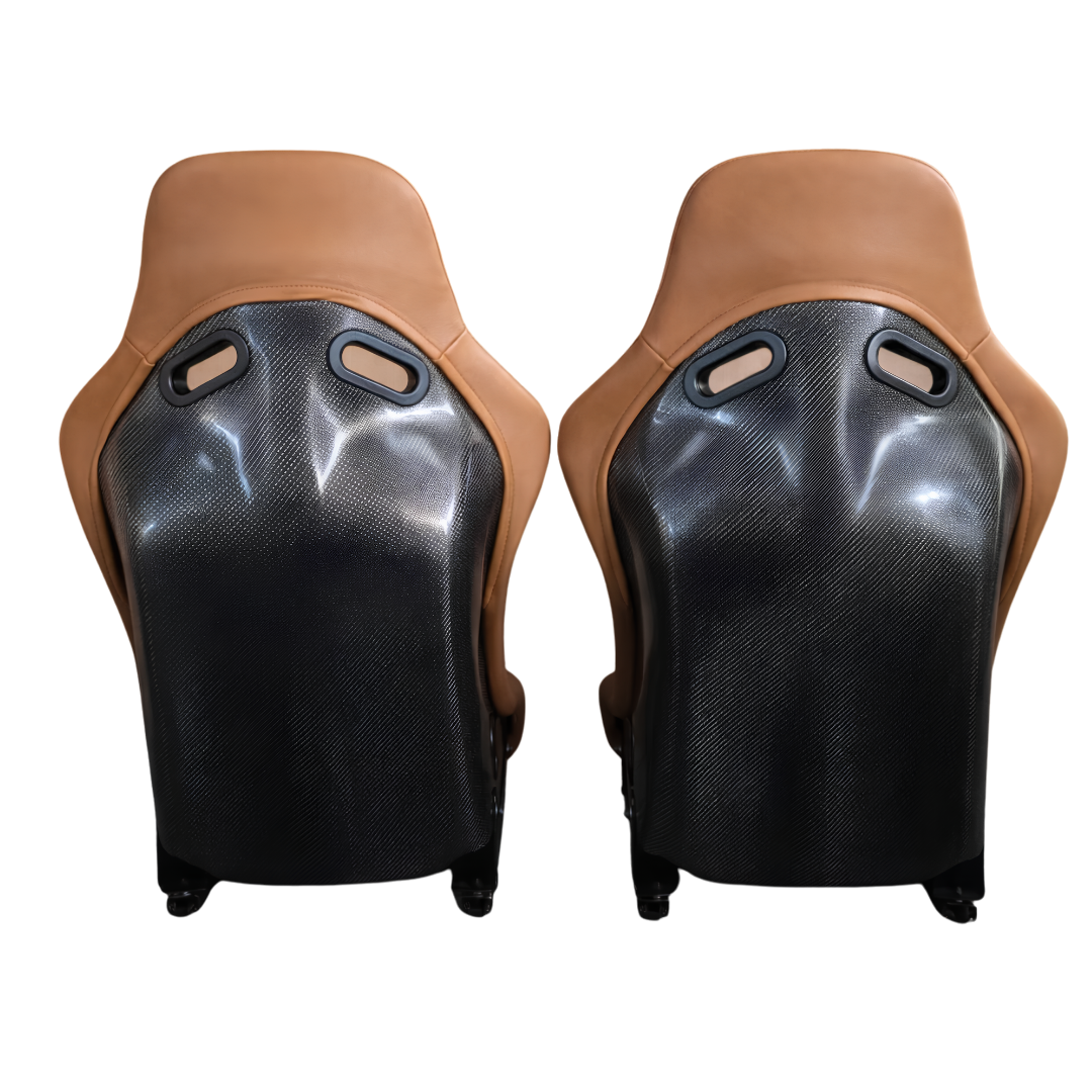 Neo Forged Ferrari-Inspired GT Bucket Seat- Tan