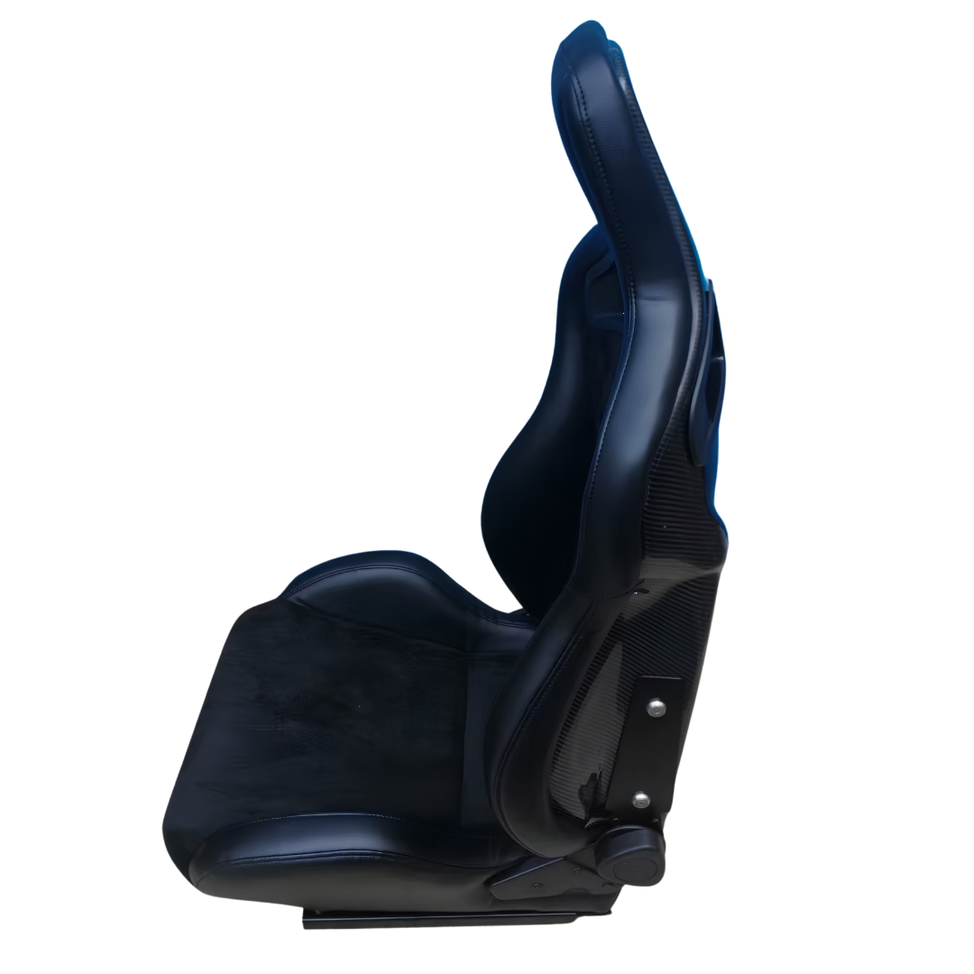 Neo Forged Sportster CS Reclining Seat | Black Leather & Black Suede