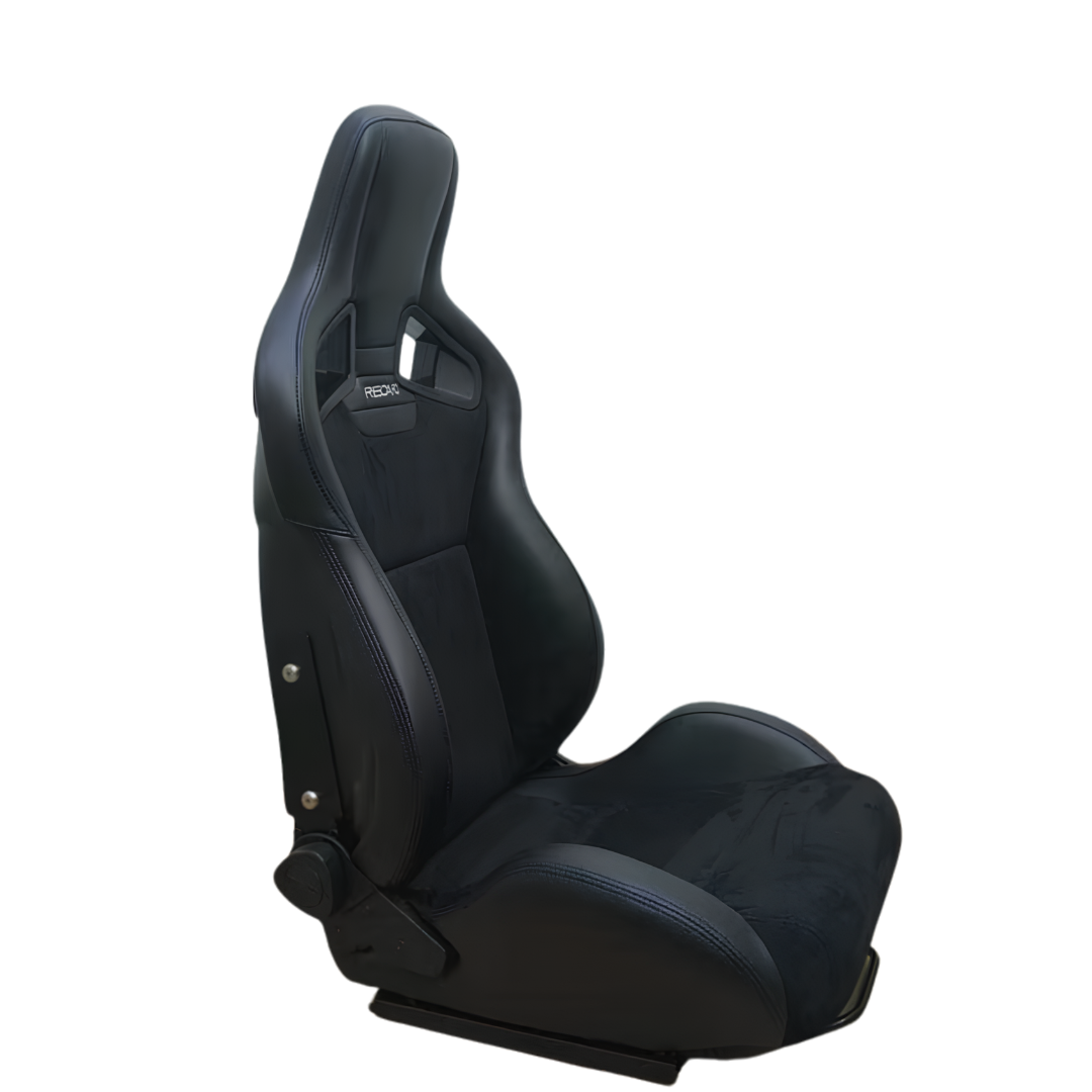Neo Forged Sportster CS Reclining Seat | Black Leather & Black Suede